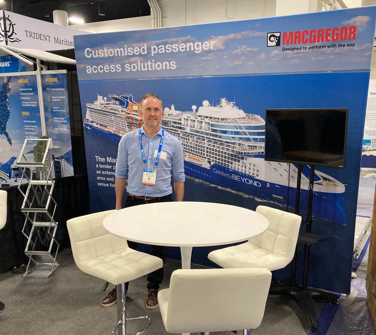 Today is the first day of Seatrade Cruise Global. Meet the MacGregor team at stand 348 to learn about our offerings. We have extensive experience with cruise access solutions, which ensure fast and safe embarkation and easy loading and unloading. 

#STCGlobal #globalservices