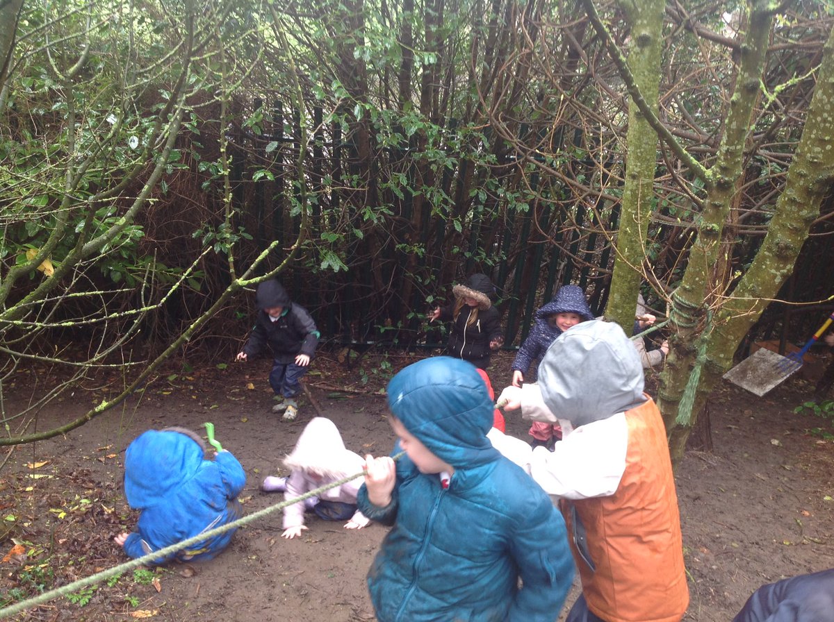WMPrimaryF1's tweet photo. We had a very muddy wild walk today! The children loved it - even Miss Smith got muddy sliding down the slope! Unfortunately the children did get very muddy, so we really apologise for mud on your child's clothes - they did have fun! #verymuddy https://t.co/2f0S0yY8VA