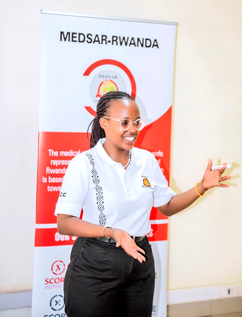 YEAMG_MEDSAR's tweet photo. Last weekend, @medsar_rwanda &amp; @imcc_rwanda through #YEASRHProject trained a 2nd cohort of 80 medical students on #STIs, #MenstrualHygieneManagement, #GBV &amp; rights, Secondary Sexual changes, and #FamilyPlanning, for Rwandan community to perceive and achieve Universal #SRHR4ALL https://t.co/IzC0dEWcm6