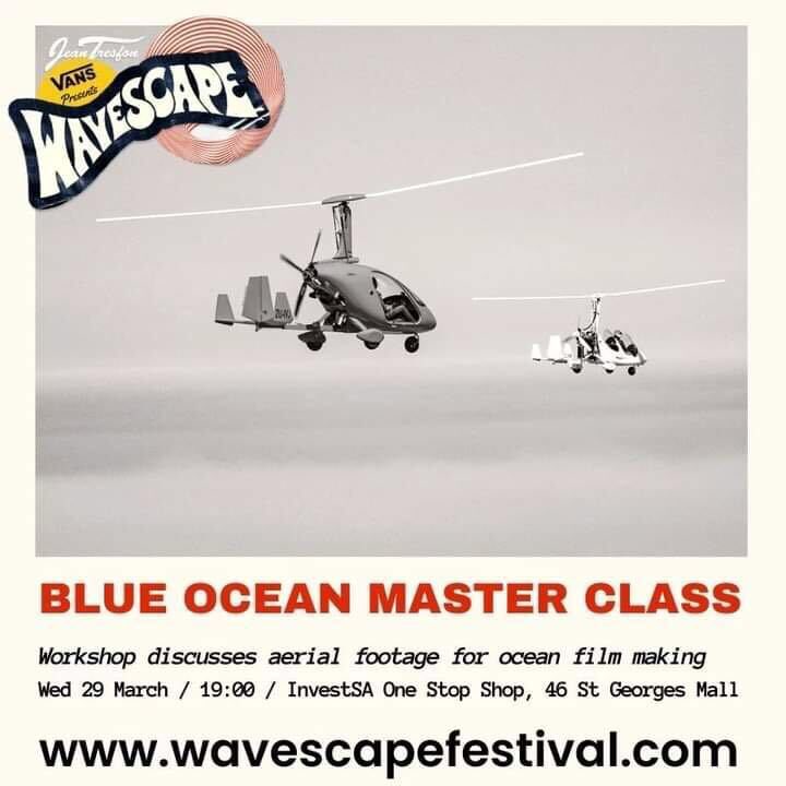 Join Wesgro, in partnership with <a href="/WavescapeSA/">Wavescape</a> for the Blue Ocean Masterclass, with a particular focus on ‘Aerial Footage of the Ocean’.

Taking place tomorrow (29 March), at 7pm, at the InvestSA #OneStopShop (46 St Georges Mall, Cape Town).

Learn more 👉🏽 bit.ly/3TOa6EA