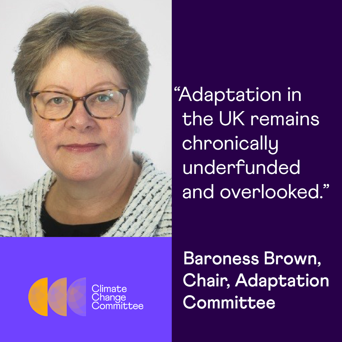 The UK Government has not delivered what is needed to address the climate risks we all face. The current approach to adaptation is not leading to the changes required to protect people, businesses, and the economy. bit.ly/3nvMNTV