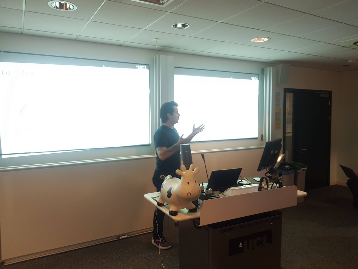 CRESTCOW's tweet photo. For the final talk of this session, we have a talk from Dr Giovani Guizzo on:

"SE4AI: Using Regression Test Selection to speed-up GI"

#COW63 https://t.co/dMINkODPbx