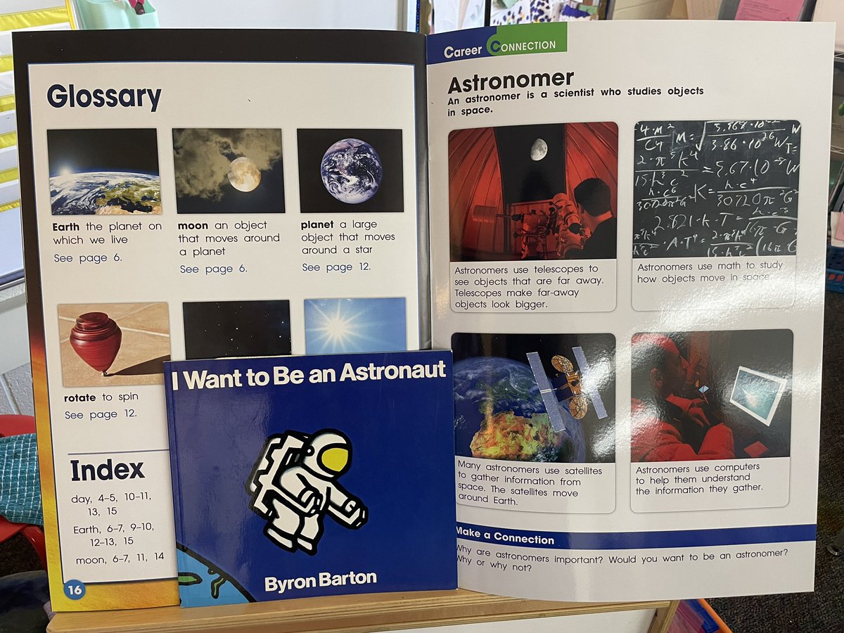 This week we are learning about space. We all know about astronauts, but we loved making a career pathway connection to becoming an astronomer this morning!