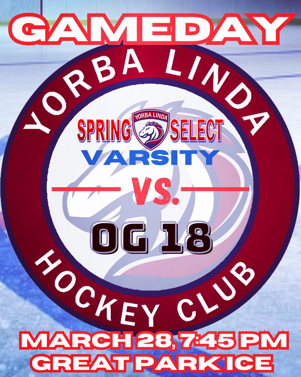 YL_Hockey's tweet photo. The #YorbaLinda @The_Rinks #CASpringSelect team faces off against #OG18 tonight at #TheRinks #GreatParkIce. #letsdothathockey #gameon https://t.co/p82MohkSeJ