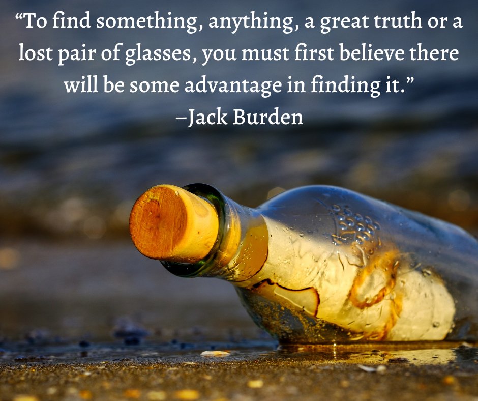 DonnaLoader's tweet photo. “To find something, anything, a great truth or a lost pair of glasses, you must first believe there will be some advantage in finding it.” – Jack Burden #value #truth #advantage #lostandfound https://t.co/5loKIIvn1o