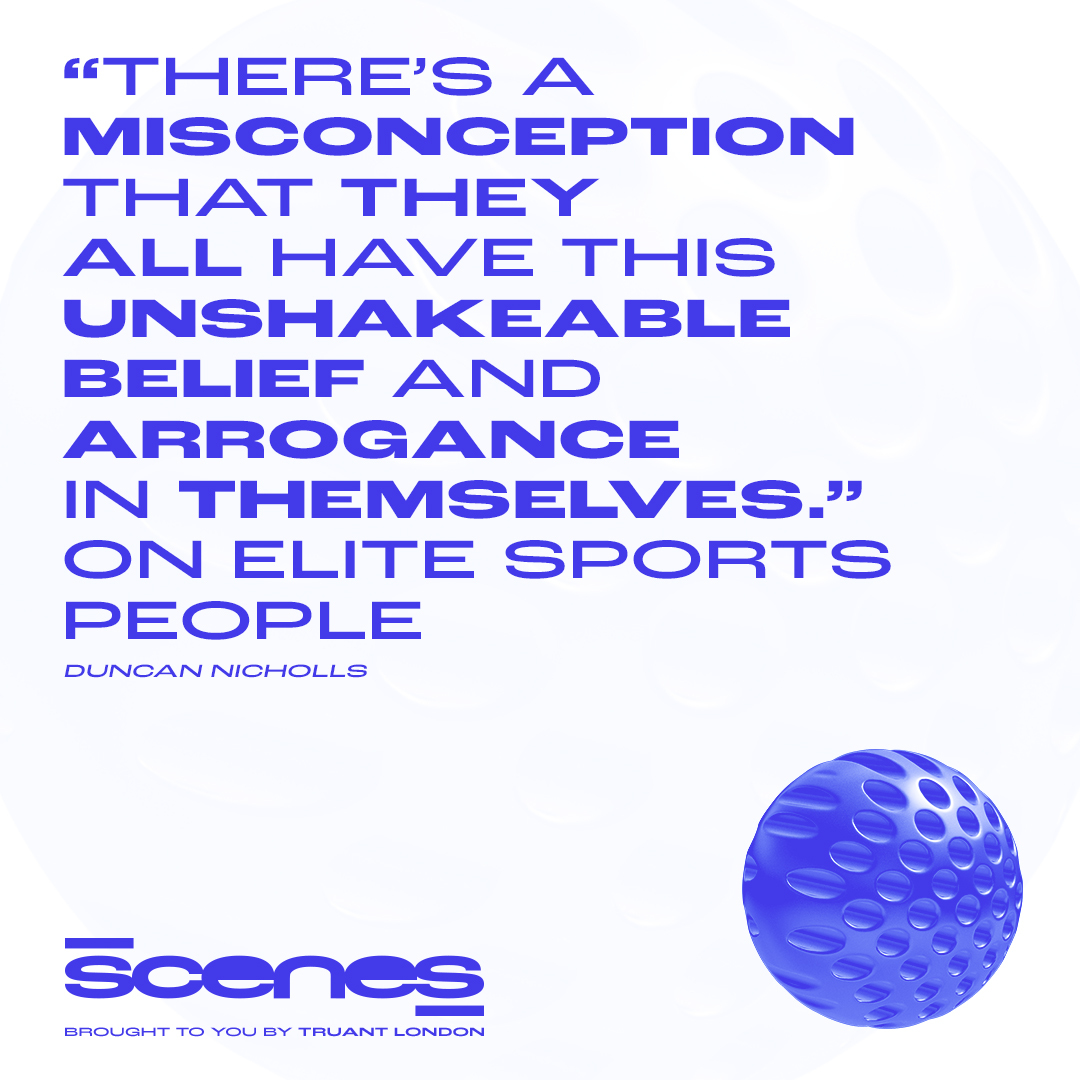 Our good friend @duncannicholls debunking misconceptions around #elite #sports people on Episode 12 of #SCENES.

Listen here spotifyanchor-web.app.link/e/sdziDbpnxyb