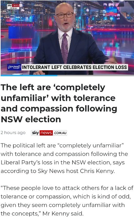 Qldaah's tweet image. He&apos;s not coping well. #nswvotes