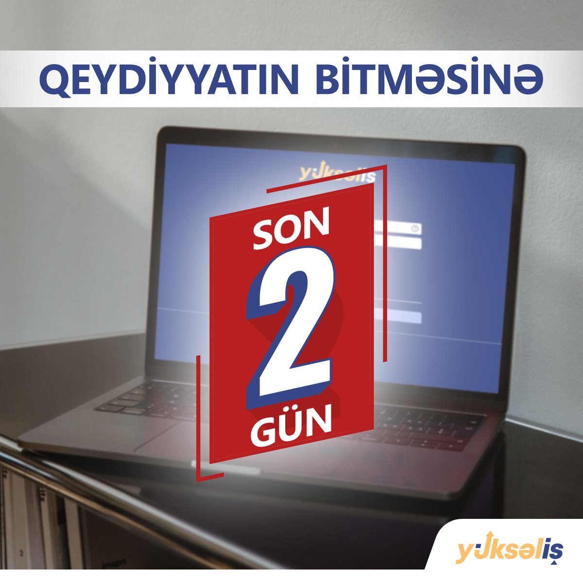 Qeydiyyatın bitməsinə 2 gün qaldı! Bəs siz "Yüksəliş" müsabiqəsi üçün qeydiyyatdan keçmisiniz?

Qeydiyyat üçün link: bit.ly/3k2CWnh

#Yüksəliş2023 #YüksəlişMüsabiqəsi #YüksəlişSizinləDavamEdir #ÖlkəninGələcəyiniQur
