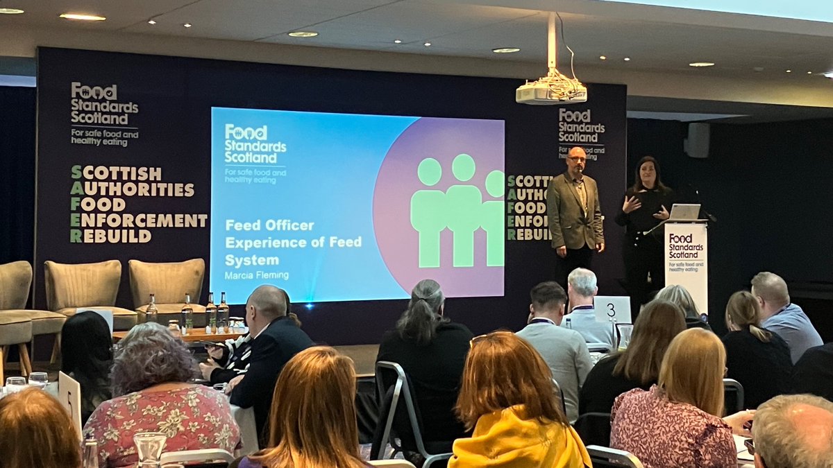 FSScot's tweet photo. As well as food, FSS has responsibility for animal feed in Scotland. Marcia gives her experience of the feed system.
#ForSafeFood #FSSLA23 https://t.co/nW7bqwyvyP