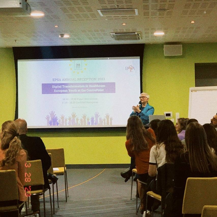 #AR2023 | The EPSA Annual Reception takes place today in Brussels! 🇪🇺<a href="/EPSA_Online/">EPSA</a>

Gathering students and various stakeholders and hosted by <a href="/MariaWalshEU/">Maria Walsh MEP</a>, we aim to discuss #Digital Transformation in Healthcare: Eurpean Youth at the CentrePoint.

#skills #empoweringcooperatives