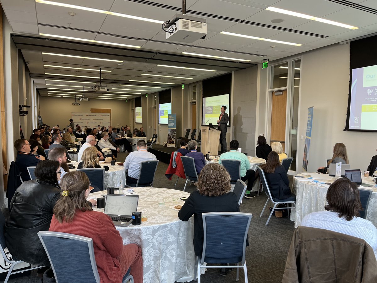 More than 50 school districts from across the country are in attendance at @Gen180's #CleanEnergySchools Symposium to talk #ElectricSchoolBus transition planning! Today's all-day ESB workshop is facilitated by <a href="/Go_CTE/">Center for Transportation and the Environment</a> and sponsored by <a href="/WorldResources/">World Resources Institute</a> <a href="/ESBInitiative/">The Electric School Bus Initiative</a>.