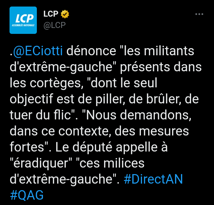 undertackleur's tweet image. 🕷️le détourneur de fonds publics escroqueur de la sécu il est #FicheS lui parce qu&apos;il porte atteinte à la république depuis 40ans 
#CiottiEnPrison #CiottiDemission #ReformeDesRetaites #ViolencesPoliceres #28Mars
#Manif28Mars