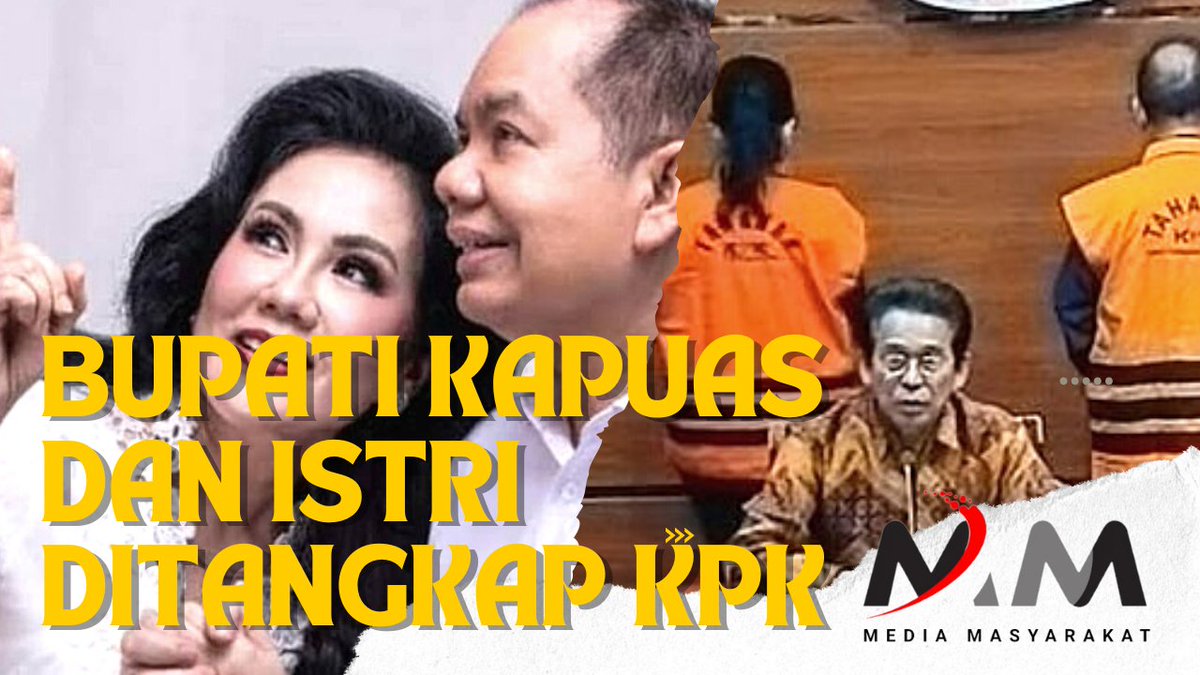 medmas24's tweet photo. DITANGKAP KPK! BEGINI CARA BUPATI KAPUAS DAN ISTRI KORUPSI! 
ISTRINYA ANGGOTA DPR FRAKSI NASDEM! 

👇👇👇
https://t.co/rQFucoymJD

#KPK #korupsi #OTT #bupatikapuas #ottkpk #snbp2023 #bachelor #JUNGKOOK https://t.co/O0i5tE7MNB