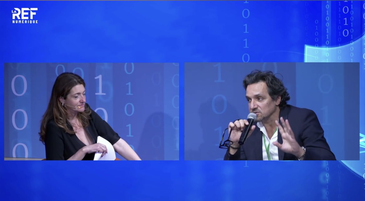 numeum_'s tweet photo. “Cybersécurité : ou trouver les 15 000 talents qui manquent?
Via :
▪️l’approche directe
▪️la reconversion
▪️la formation des demandeurs d’emploi” 
@JonAmar555, VP de la commission formation Numeum  #LaREFnum23 https://t.co/Vl4g32PODe
