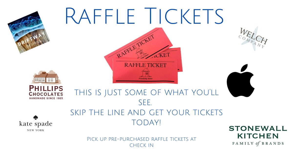 FriendshipHome1's tweet photo. Attention Gala attendees! Raffle tickets are now available for pre-purchase online. 

Skip the line and purchase them by visiting: https://t.co/Ge5qsgmZz9
We have lots of great baskets. Pre-purchased tickets can be picked up at check-in at the Gala! https://t.co/TkBzwRTD0v