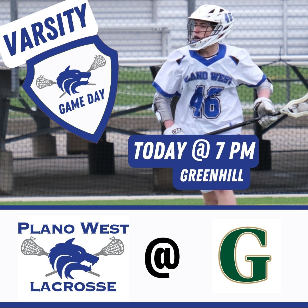 Tonight's the night! Get ready to show your support as our varsity team takes on <a href="/GreenhillSchool/">GreenhillSchool</a> at 7pm. Let's fill the stands with our energy and cheer our team to victory! 🥍 🐺 🏅
