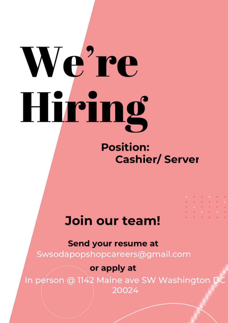 Looking for work? Check out this open position! 👇🍨 