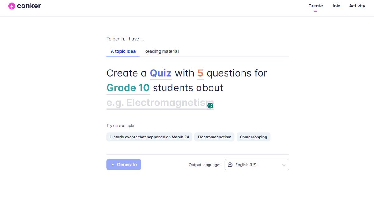 BrandilynStroup's tweet photo. Have you seen @conkerHQ yet?🤯 It can automatically create assessments for you in a matter of a few clicks! Better yet - they can be exported to a #GoogleForm!

Click the link below to see it in action! ⬇️

👉🏻https://t.co/XIC2F5lqFz👈🏻

#edtech #techtiptuesday #TechTips #Conker https://t.co/uCijdnaqMx