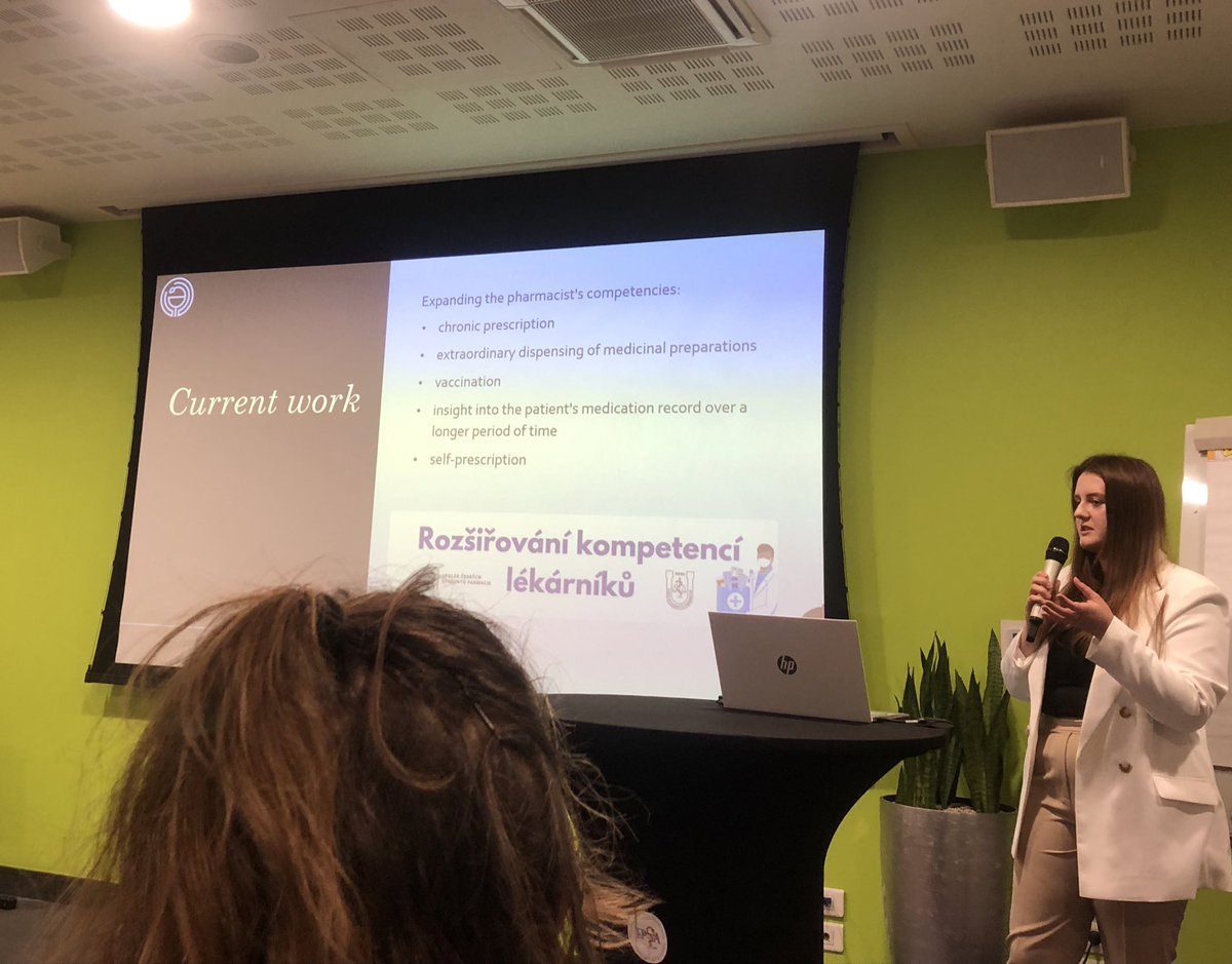 EAHPofficial's tweet photo. 🇨🇿&amp;🇵🇹 students sharing their views on improving their training at #AR2023. Great to see that the changing roles of the profession - a key area of engagement for @EAHPtweet - play a major role for them &amp; that emphasis needs to be put on clinical &amp; healthcare services! #HPcare4u https://t.co/CGw1yUd5fm