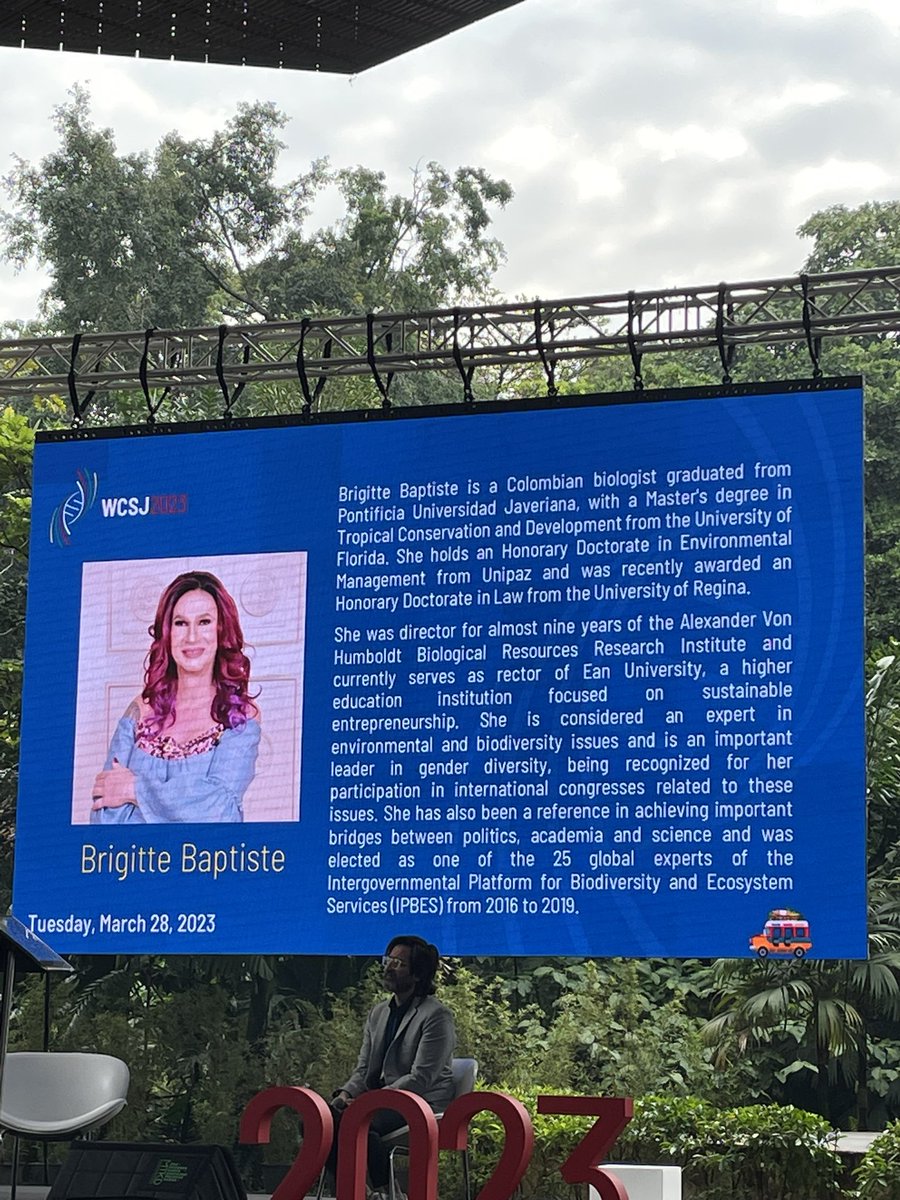 SciComEU's tweet image. Speakers gathering in the Colombian jungle for the #WCSJ2023 @WCSJ23 with a 1st keynote on ‘colonialism &amp;amp; journalism’ by trans researcher Dr Brigitte Baptiste. #globalsouth = unity through diversity 👍@WFSJ @michielams @INGSciAdvice @absw @Roobina @INGSciAdvice @SciChefQC @eusja