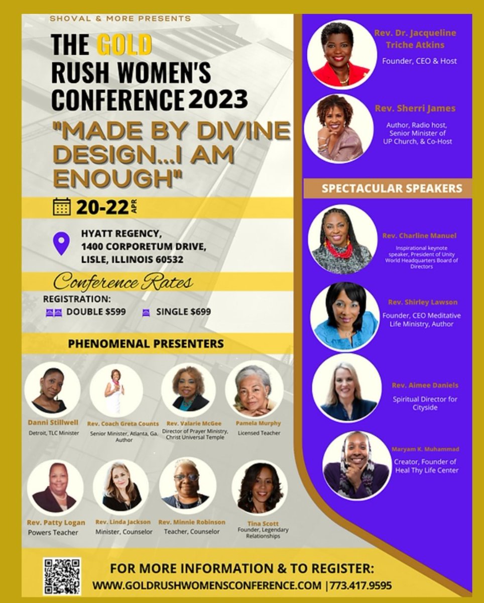 AtlantaTopCoach's tweet photo. March is Women's History month. We continue the celebration in April. Join us in Chicago. Registration ends March 31st. 💜💜💜 #gretaspeaks #revcoachgreta #iamenough #iammorethanenough https://t.co/0chsJWZb6O