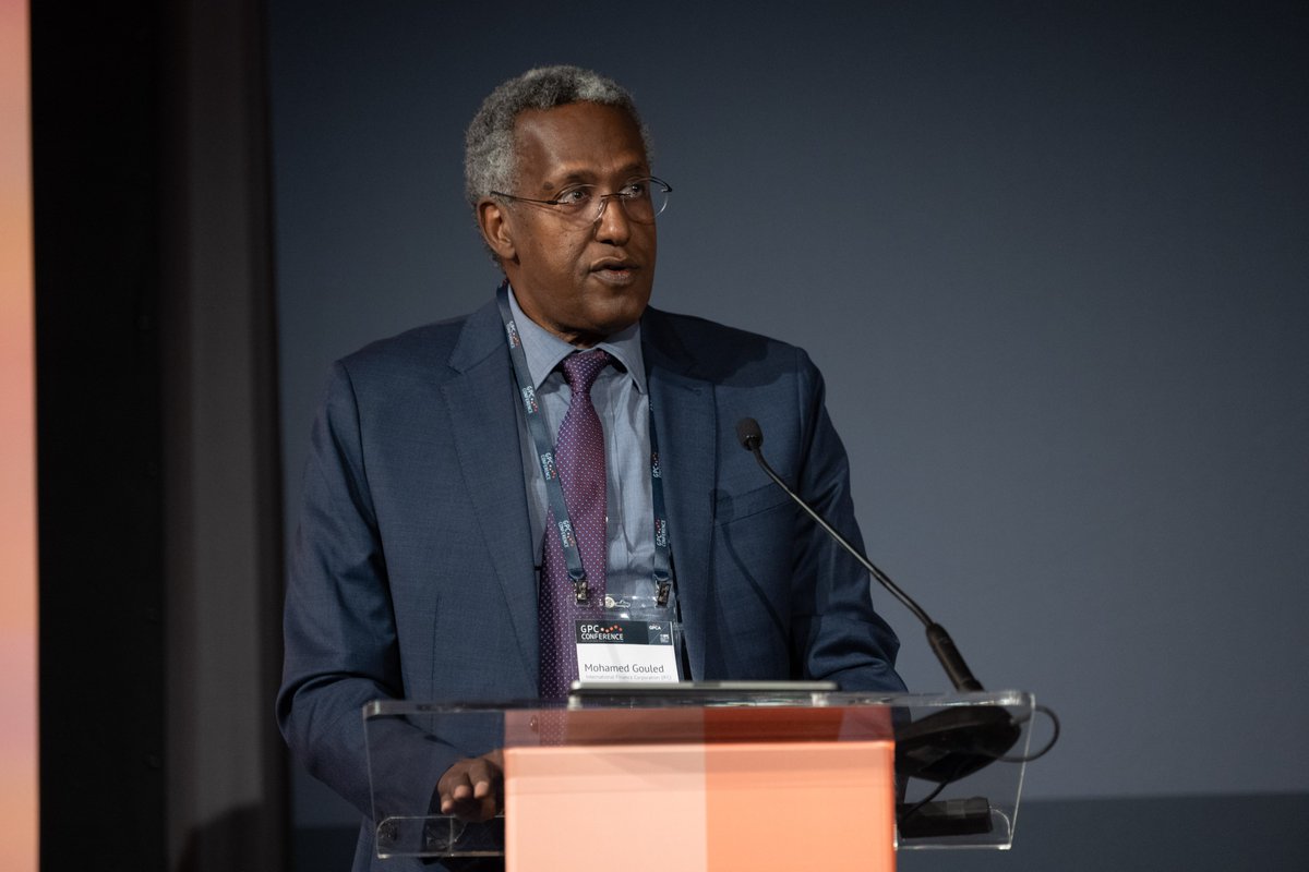 GPCapital_org's tweet photo. GPC Conference in Partnership with @IFC_org kicks off with opening remarks from Mohamed Gouled, VP of Industries, IFC
#GPCC23 #GPCAevent #global https://t.co/lS04b9p5JY