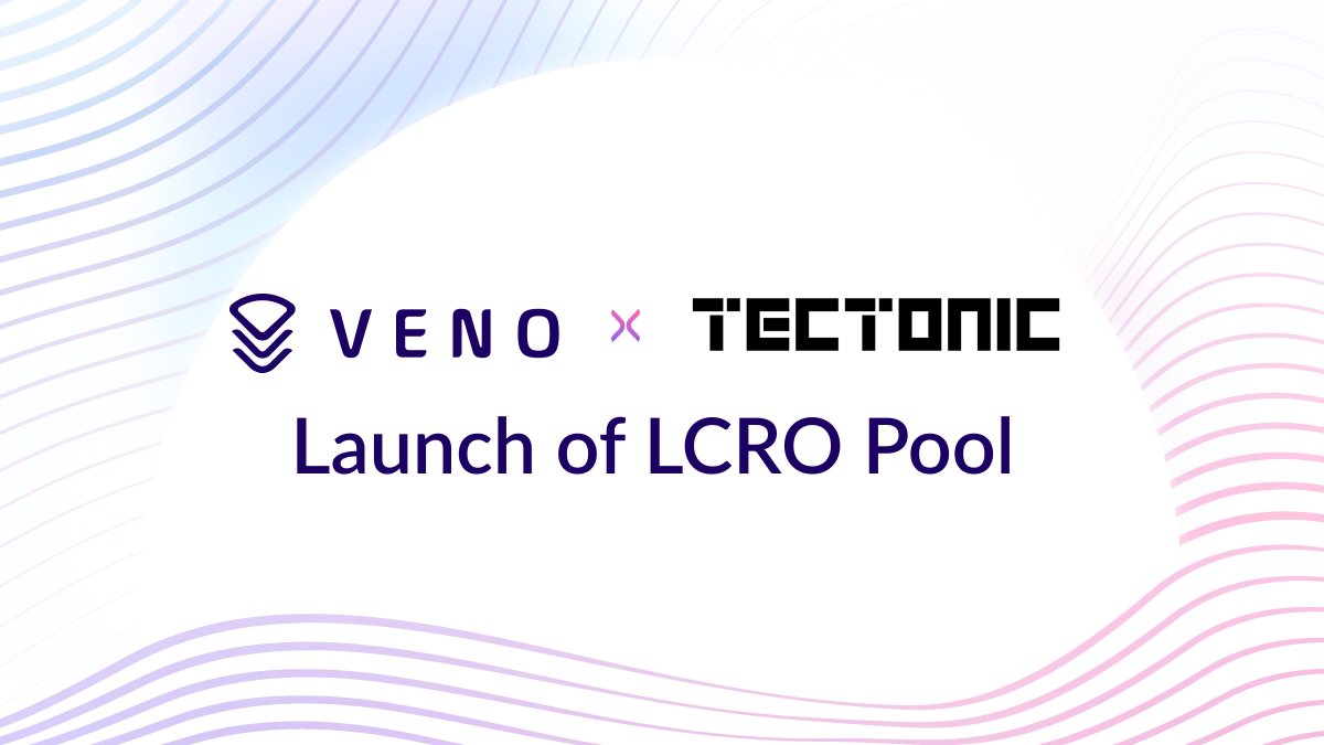 VenoFinance's tweet photo. In order for $LCRO to maximize its adoption and utility.

It needs to be liquid.

Today we are excited to share that in partnership with @TectonicFi 🔥 we will be launching $LCRO pool on 29th Mar 2023.

🧵 https://t.co/AdIrKCHr9L