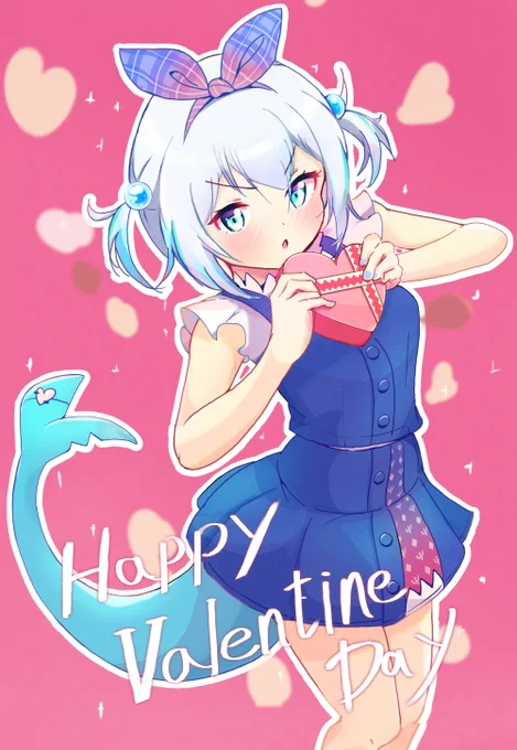 Happy Valentine #gawrt #gawrgura 