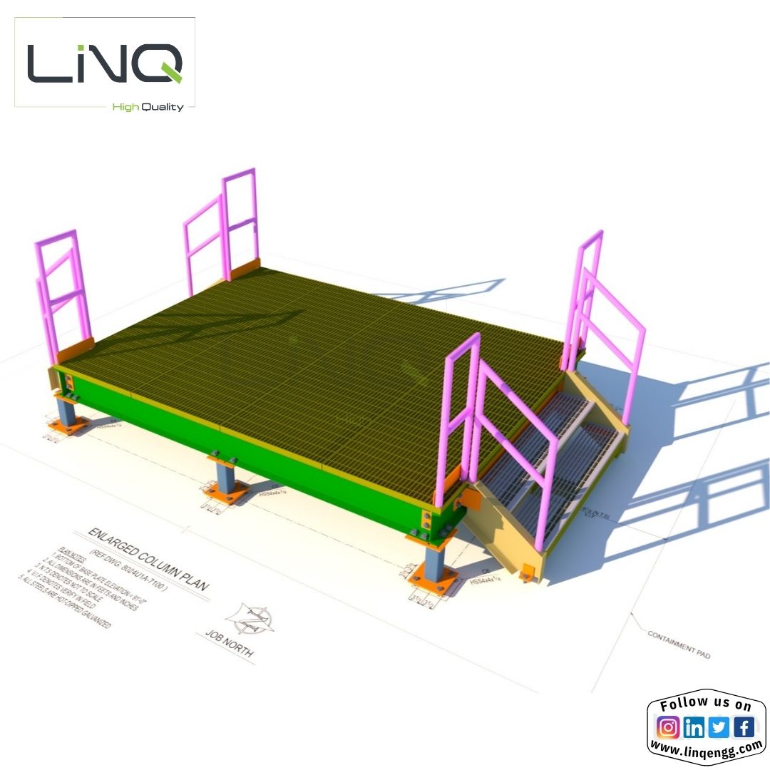LinqEngg's tweet photo. We're thrilled to announce the release of our latest project - the steel platform. From design to production, we've put our heart and soul into every aspect of this product.

#newproject #StructuralSteel #SteelConstruction #AISC #SDS2 #CISC #Tekla #StructuralSteelDetailing #linq https://t.co/StcZUiXzS2