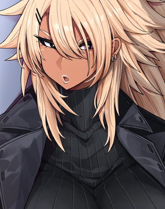 文字なし、高解像度版をファンティアに投稿しました!「視線に敏感ヤンキー(過去絵加筆)」 https://t.co/KNGbdyUqPn 