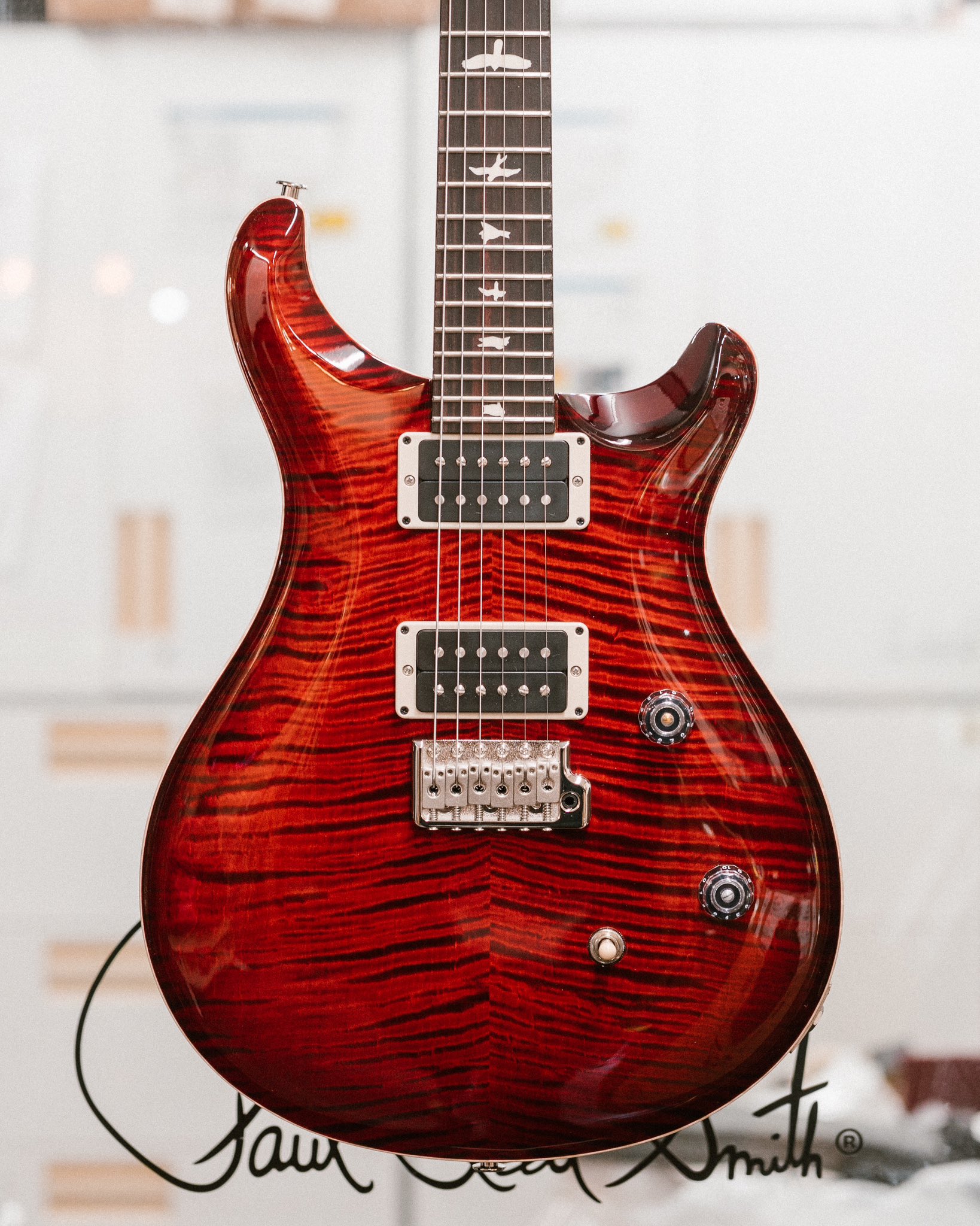PRS Guitars Japan on Twitter "【CE24 // Fire Red Burst🔥】 3wayトグルスイッチ