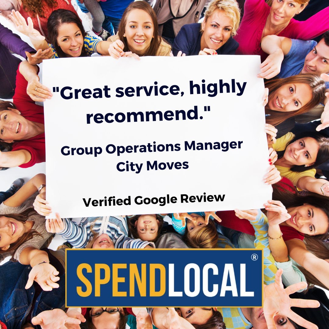 spendlocaluk's tweet photo. Another 5 star review! If you're a removals business, looking to make your mark locally and online, we can help. Contact us today #greatreview #localsuccess #greatresults #localbusinesses #smallbusinesses #secrettosuccess #removalservices #removals #removalsbusiness https://t.co/6sTiF8DLww