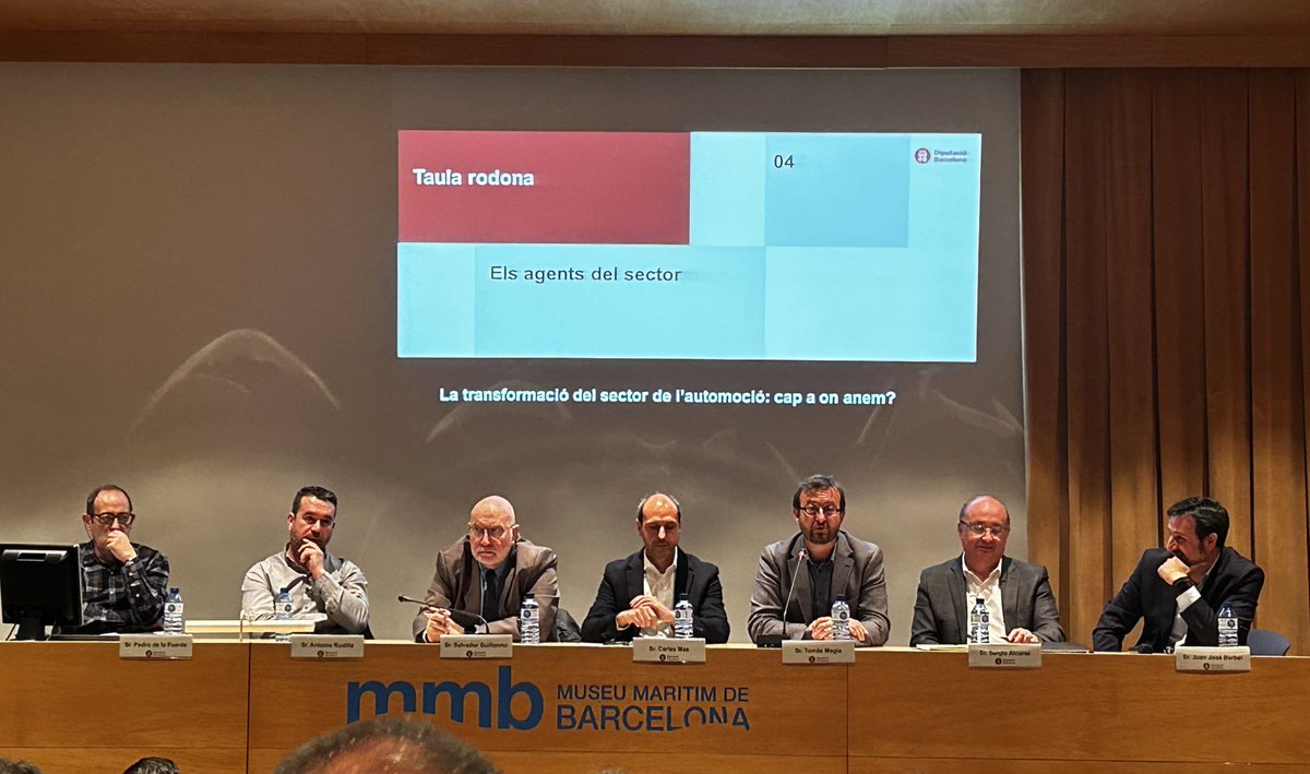“La transformació del sector de l'automoció: cap a on anem?” Organitzat per Metyis.                              Mobilitat més eficient, connectada i multimodal. Sector en ple procés de transformació i la transició actual amb molts reptes per endavant = noves oportunitats!