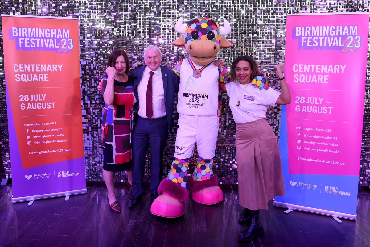 We've launch Birmingham Festival 23 to mark the one-year anniversary of the Commonwealth Games. It is free and will showcase all that is great and culture and creativity in the orlo.uk/xFkNy
<a href="/bhamfestival23/">BirminghamFestival23</a>
