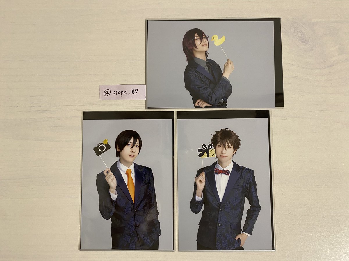 xtopx_87's tweet photo. 【交換】あんステ ランダムブロマイド 

譲：スーツ  北斗 千秋 茨

求：スーツ  零

・郵送又は4/2エレメント会場にて手渡しでの交換希望

お気軽にお声掛けください🕊 https://t.co/Dd288qBOS7