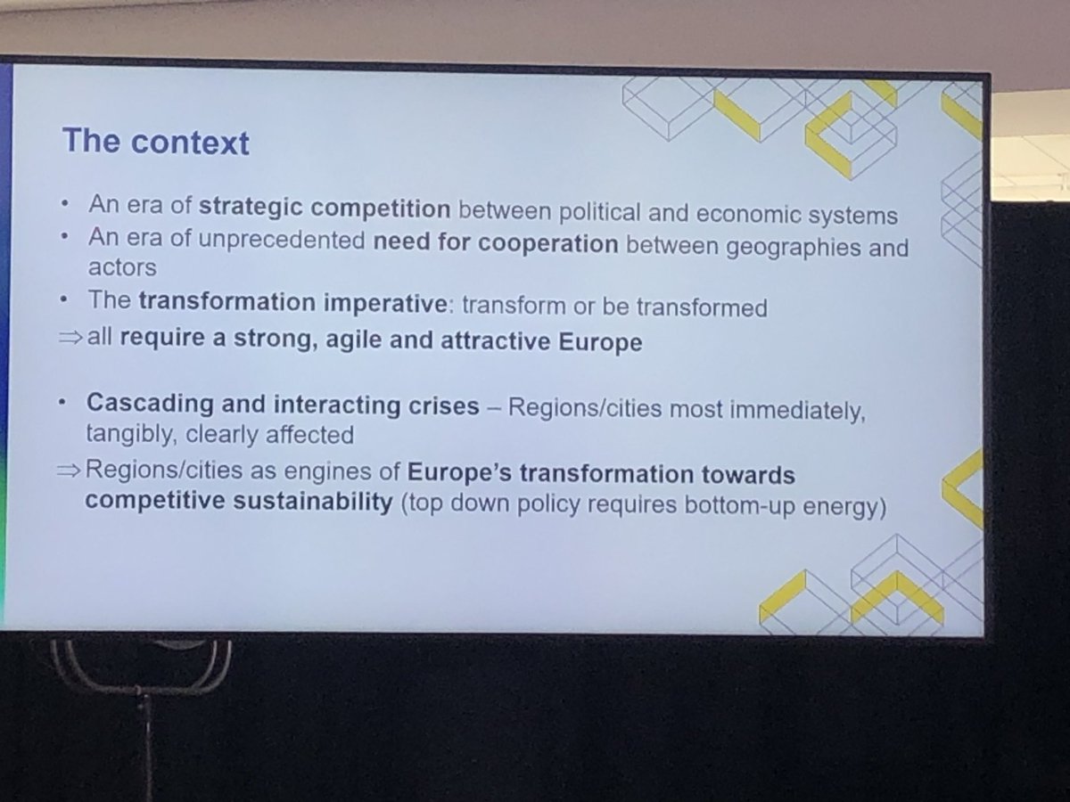 edurnemagro's tweet photo. Interesting day ahead at the #Partnerships4Innovation. From science to policy where regions and places are required to contribute to top down policy with bottom-up energy https://t.co/iZcovZ6lQh