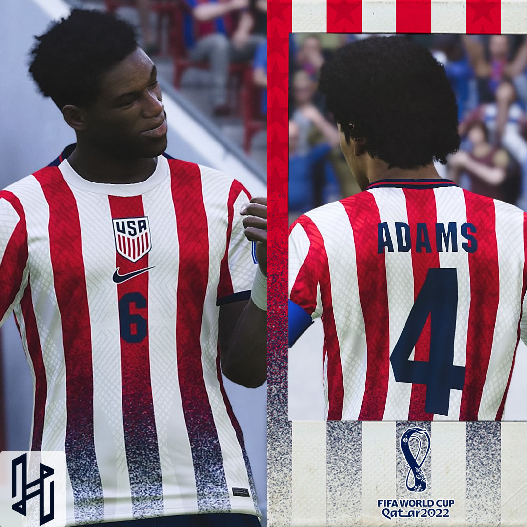 husjoncept's tweet photo. United States|Kit Home @usmnt
Yankees home kit jersey inspired by the national flag of red and white stars and batons unfurling across red stripes in a gradient of blue and white using the traditional colors
#usa #usasoccer #ussoccer #kitconcept #kitconcepts #husjo #conceptkits https://t.co/PhEtsjm7E1