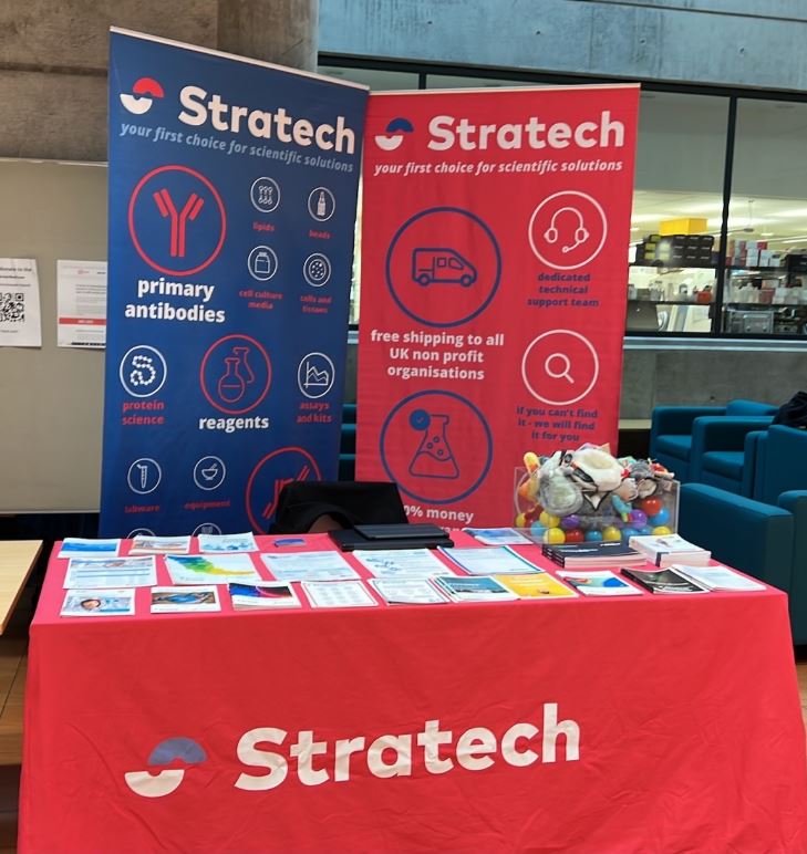 Stratech_UK's tweet photo. We're at the #ORCRB today @Adam_Stratech is there to help you with your research product requirements!
Also enter our competitions #winanipad and Guess the Balls for a @GIANTmicrobes Who will win our goodybag?!?
@OxfordCancer @OUHospitals @OxImmuno @NDSurgicalSci @UniofOxford https://t.co/NLf3jwmUam