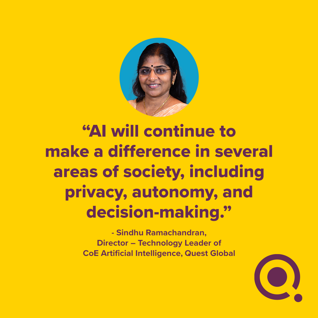 Quest_Global's tweet photo. Sindhu Ramachandran talks about the evolving ecosystem around AI and ML globally and the ethics and responsibility in AI in her interview with TechHerald.
Read more https://t.co/9K57aYqheG
#ArtificialIntelligence #TechHerald #OpenAI #ProprietaryAI #MachineLearning https://t.co/yReZUthIjC