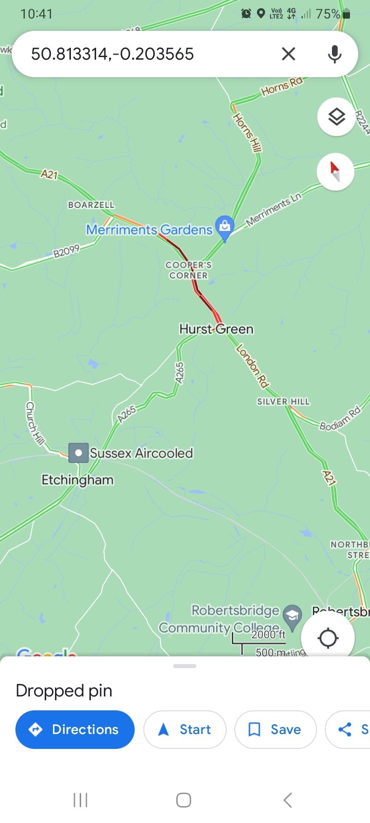 Sussex Traffic Watch on Twitter "A21 at Hurst Green roadworks with