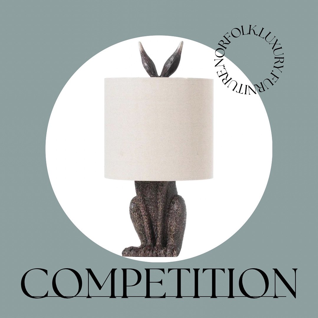 NorfolkLuxury_'s tweet photo. *Giveaway*
Norfolk Luxury Furniture are giving away this beautiful Hare Table Lamp! RRP £85.00 ✨ 

To be in with a change of winning, Simply:

1. Like this post 
2. Tag a friend/friends
3. Follow us 
4. Retweet this post!

#competition #giveaway #free #giveaways #giveawayuk https://t.co/BU7adUarwo