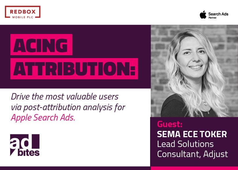 Running Apple Search Ads?
✅Got your attribution all hooked up?
🙏Need some tips on post-install analysis?
🚀Want to scale the most valuable users?

Then sign up for the free #AdBites vodcast next Thurs, featuring <a href="/semaecetoker/">Sema Ece Toker</a>  from <a href="/adjustcom/">Adjust</a>
 shorturl.at/jpuRW