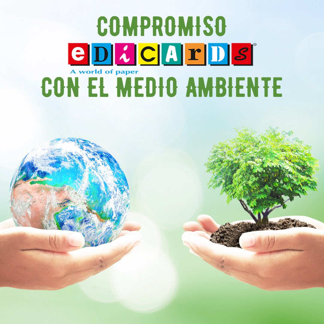 EDICARDS_GRUP's tweet photo. En Edicards utilizamos papel 100% ecológico 🌳en la fabricación de todas nuestras tarjetas. Además, nos encargamos de reciclar ♻️ los sobrantes de nuestros clientes, con lo que conseguimos reducir el impacto sobre el medio ambiente 🌎
#edicardsoficial #edicards #papelecologico https://t.co/ZzND1GThGs