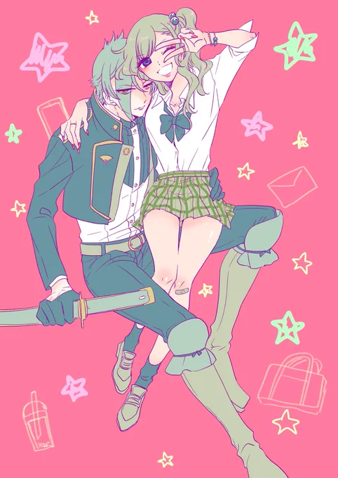 今日は審神者の日で膝丸くん重文100周年記念ということでギャル審神者と膝丸くん再掲新しいものなくてごめんねぇ膝丸くんおめでとう!! 
