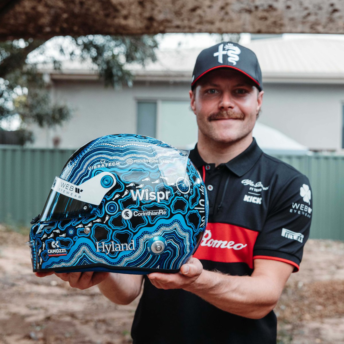 audif1_'s tweet photo. A special design for a great initiative. ♥️

@ValtteriBottas will auction off his special-edition, race-worn 2023 #AustralianGP helmet to raise funds for @STC_Suisse, the team’s official charity partner.

Tap below to find out more and submit your bid. ⬇️ #F1