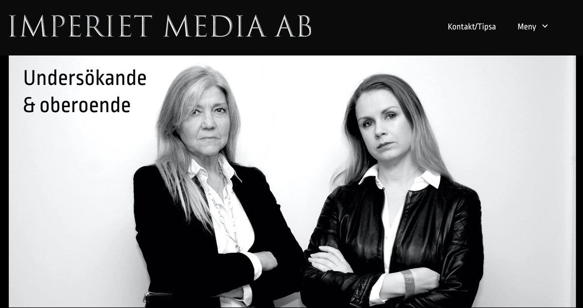 Nu händer det grejer! Jag och <a href="/sophia_dj/">sophia djiobaridis</a> har startat produktionsbolag för grävande journalistik, föreläsningar och "anlita en grävare" :) 
imperietmedia.se