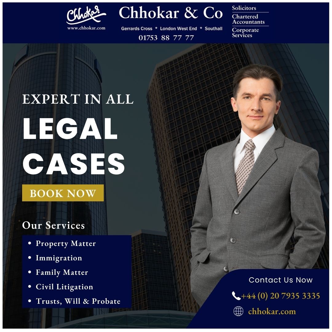 At Chhokar & Co Solicitors, we are committed to providing exceptional client care.
#Chhokar #legal #solicitorsuk #uklaw #probate #trustandwill #wills #chhokarandco #conveyancing #uk #immigration #probate #familylaw #lawyer #london #legaladvice #propertysolicitorsuk #london