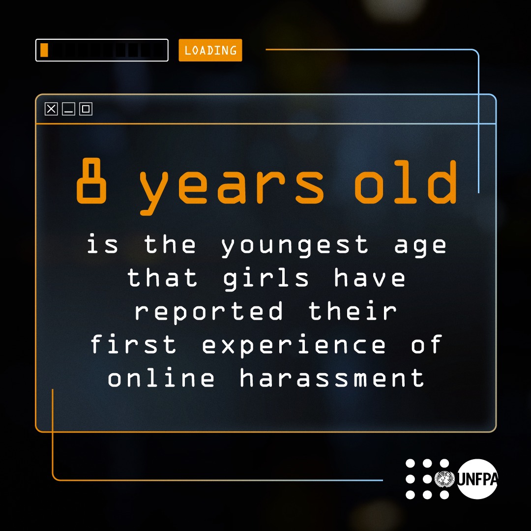 Online violence is real violence. Among the few cases reported is of a 8 year old girl. To voice up against any form of online gender based violence, join the #BodyRightKe campaign.#Bodyright #UNFPAYAPKe #1vision3zeros