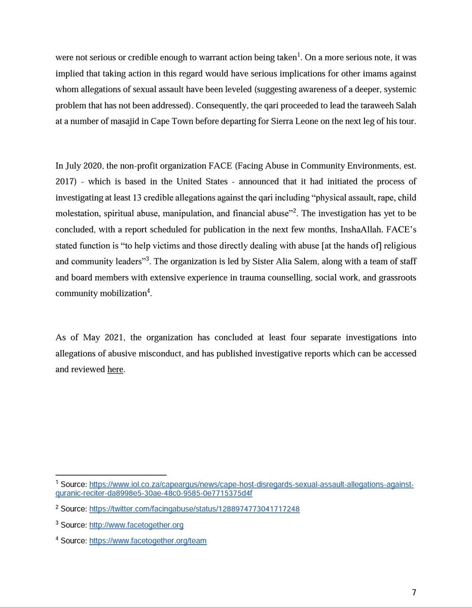 aasifbulbulia's tweet photo. @philyptian @OfWaqf We also drafted an istifta (a question preceding a fatwa/scholarly opinion) about a) whether there are grounds in the Shari'ah to preclude an Imam from leading the Salaah amidst such an investigation; b) the applicability of the principle of ihtiyat; c) our responsibilities. https://t.co/oeNdRZjV9o
