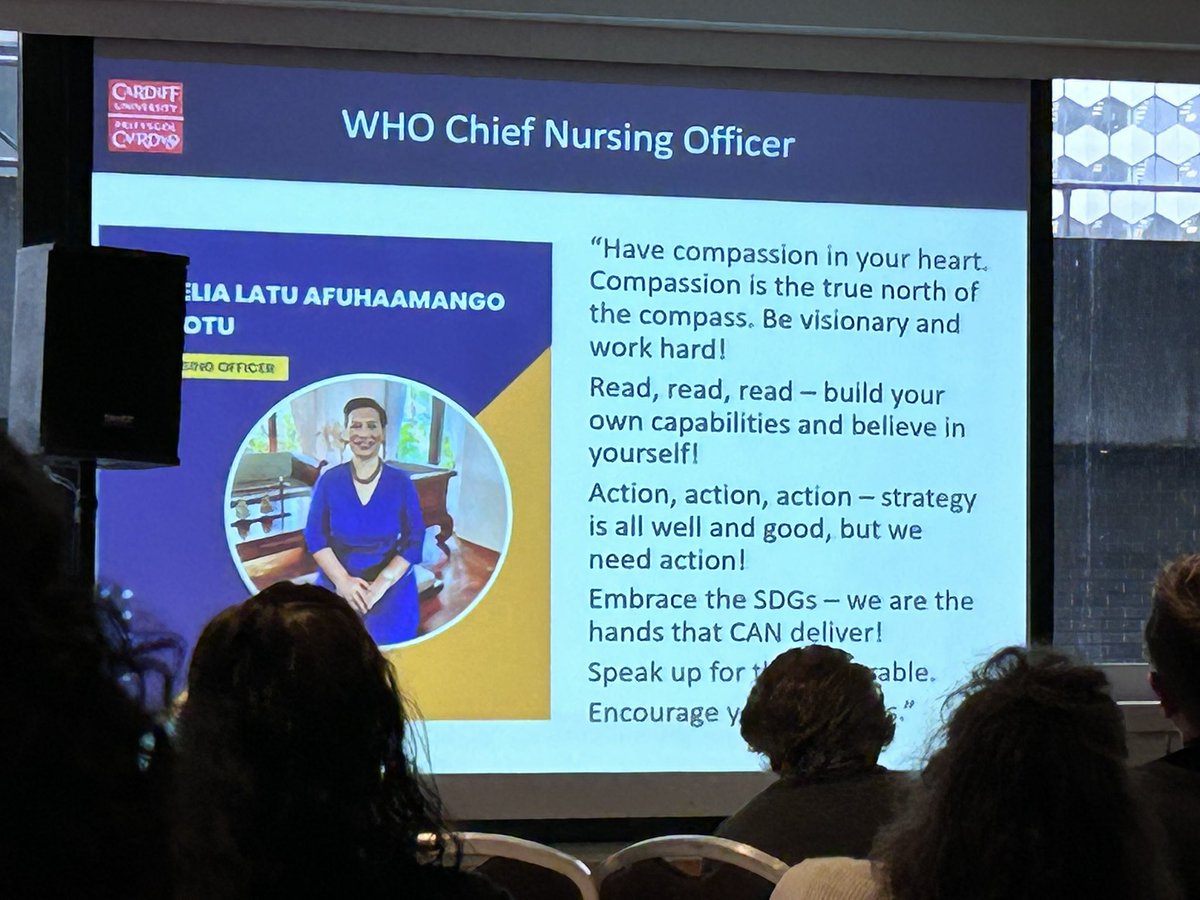 What a slide. The @WHO CNO @afuhaAmelia wonderful words to wrap up an inspiring talk from @graciee65 #rcm #researchandeducation #midwifery #globalmidwifery #rcmeducationandresearch